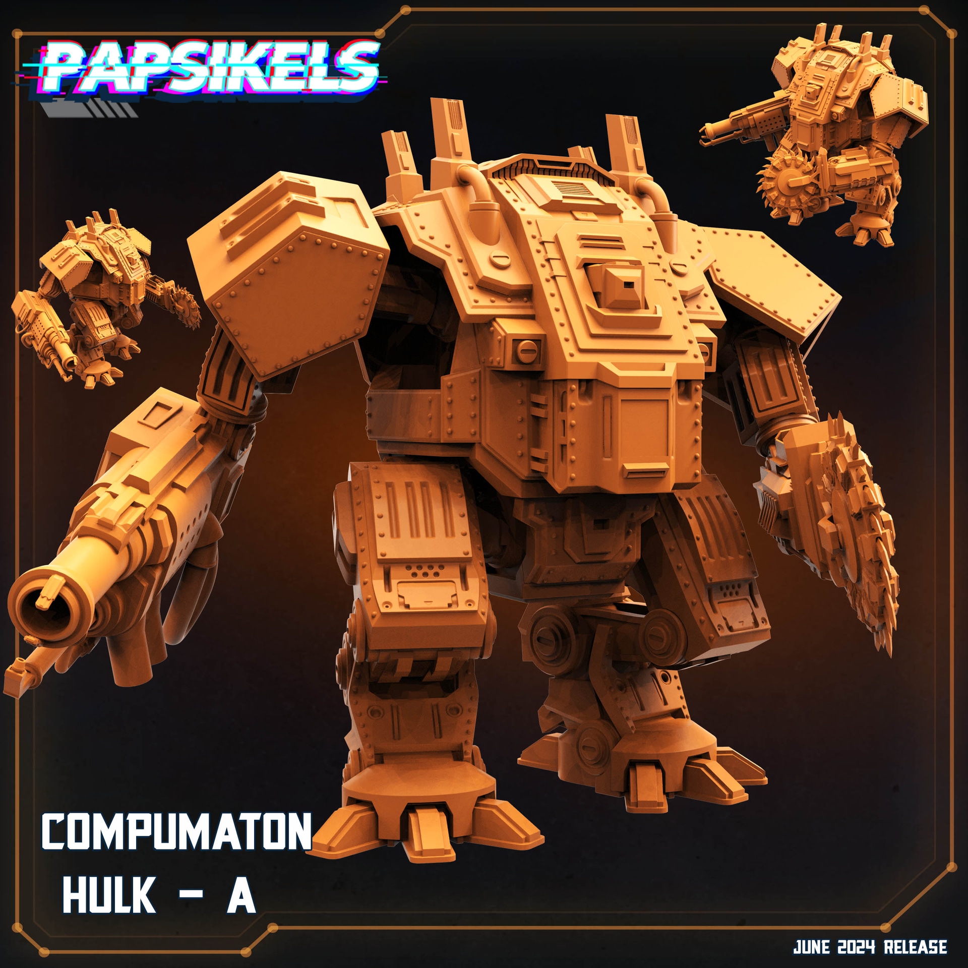 Compumaton Hulk - Unpainted Resin - image 1