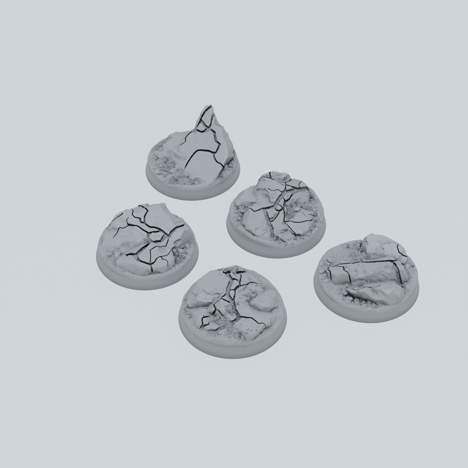 Rocks Texture Bases - Unpainted Resin - image 7