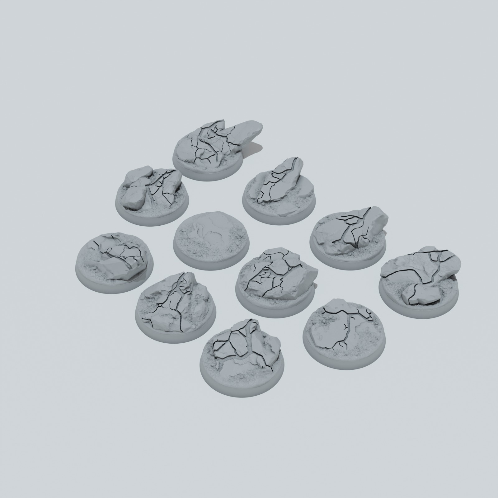 Rocks Texture Bases - Unpainted Resin - image 8