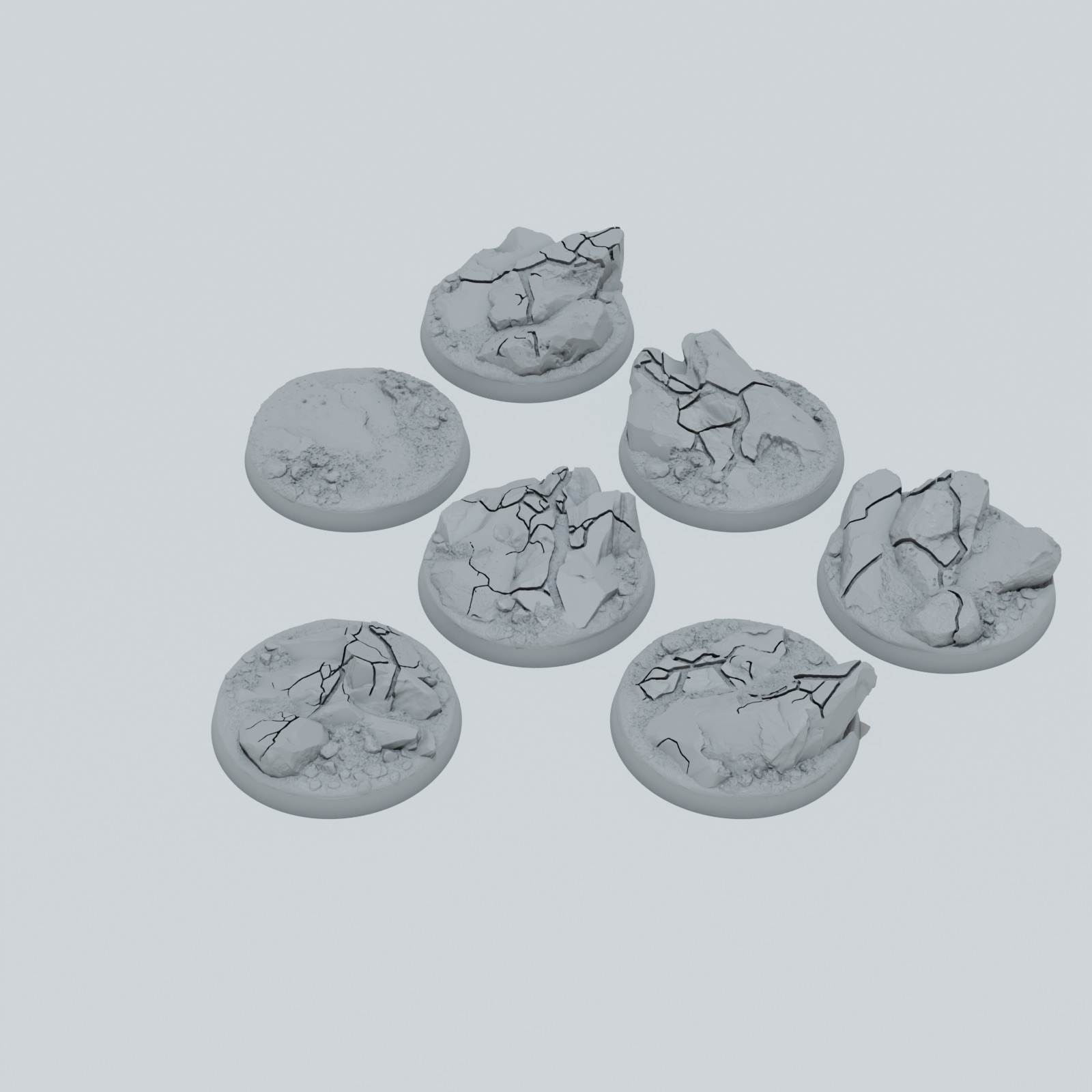 Rocks Texture Bases - Unpainted Resin - image 9