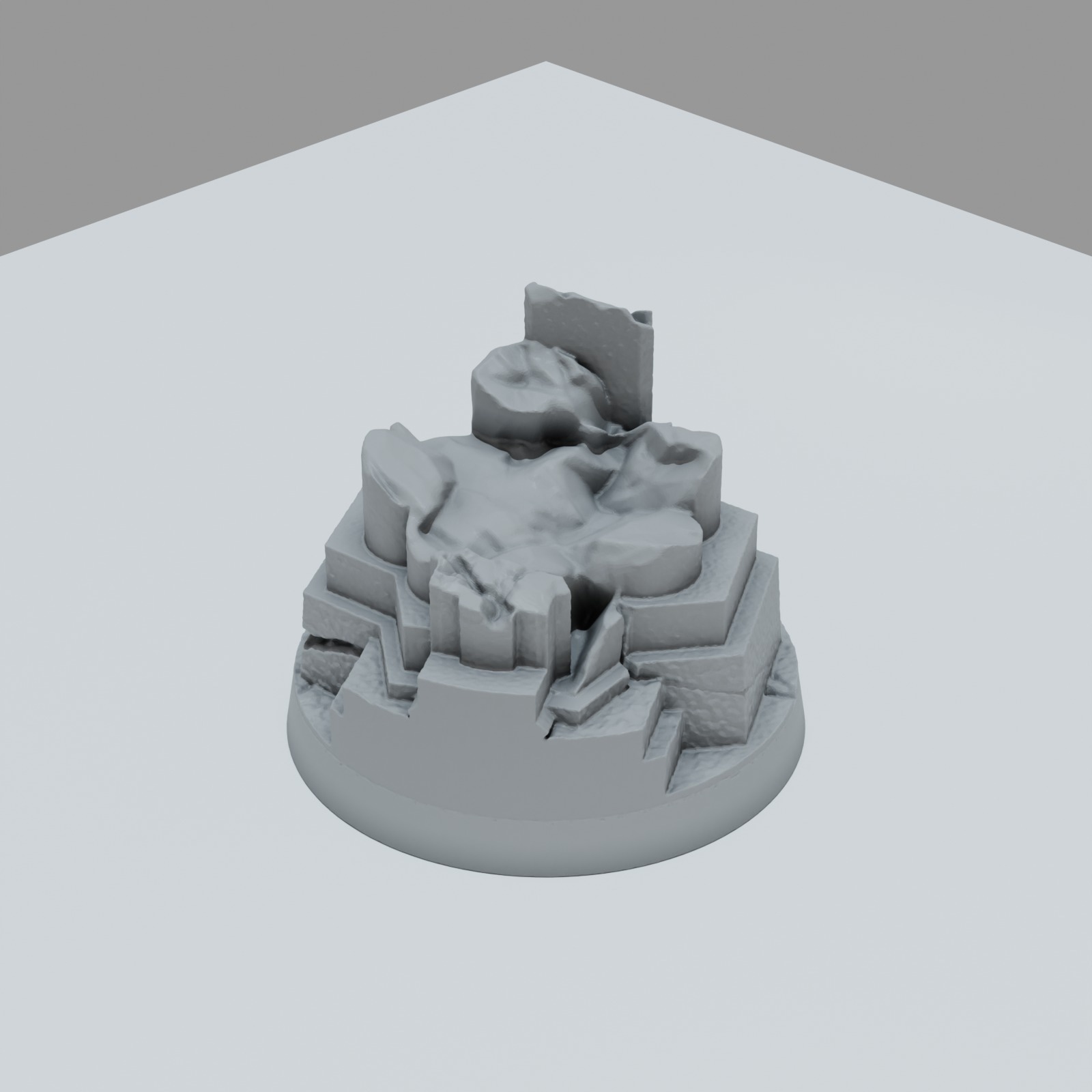 Ruined Empire City Hero Bases - Unpainted Resin - image 2