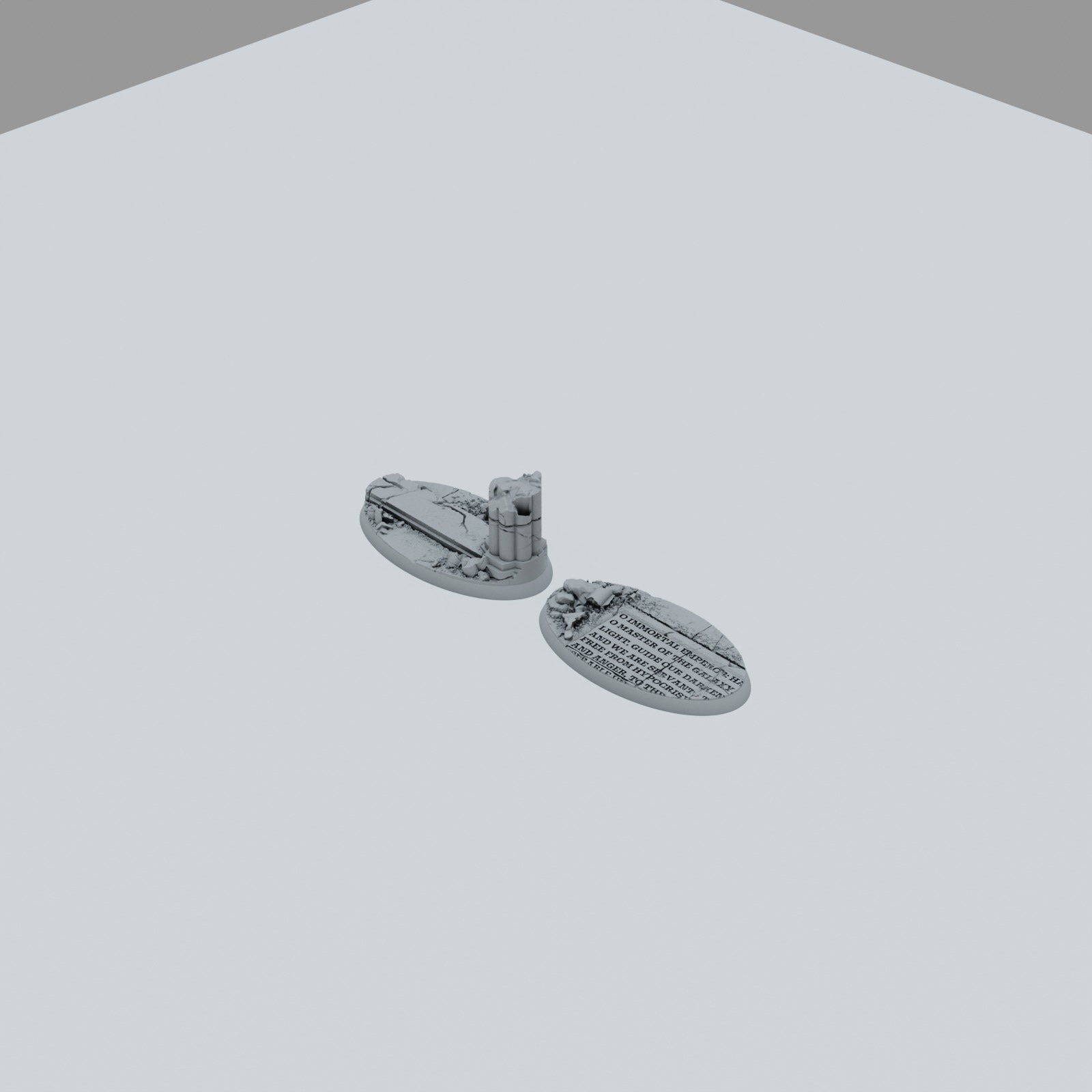 Ruined Empire City Texture Bases - Unpainted Resin - image 12