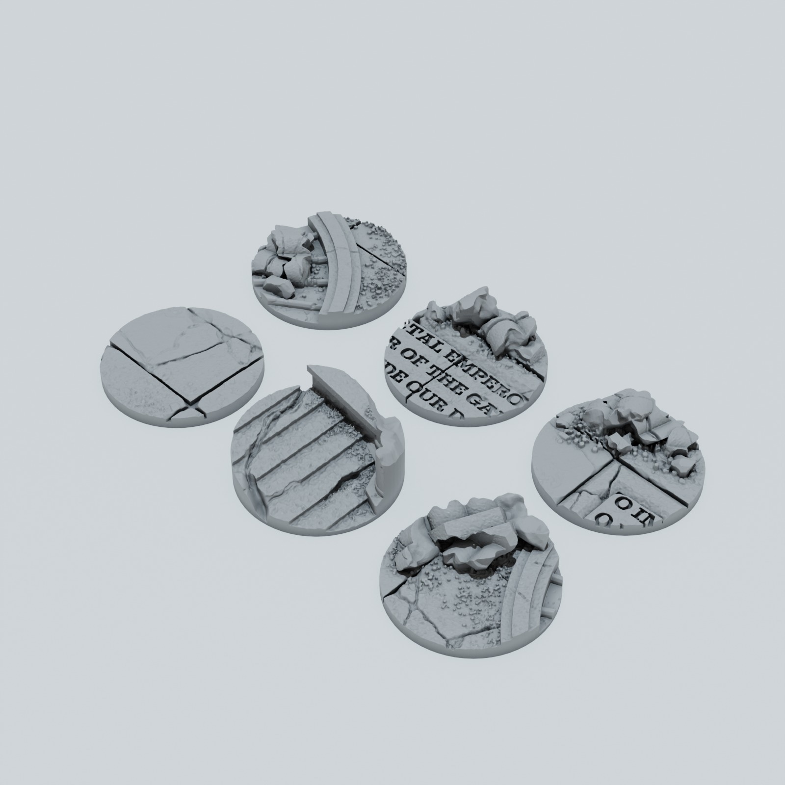 Ruined Empire City Toppers - Unpainted Resin - image 5
