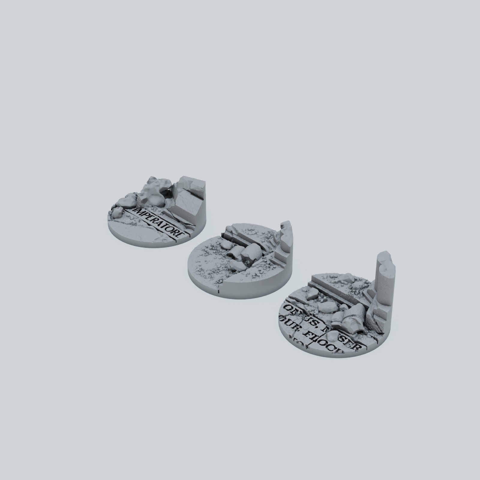 Ruined Empire City Toppers - Unpainted Resin - image 6