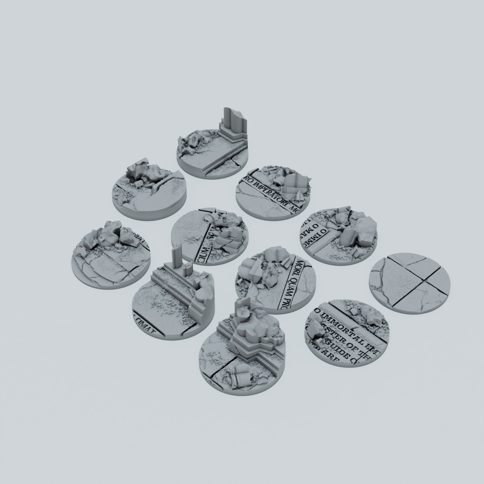 Ruined Empire City Toppers - Unpainted Resin - image 7