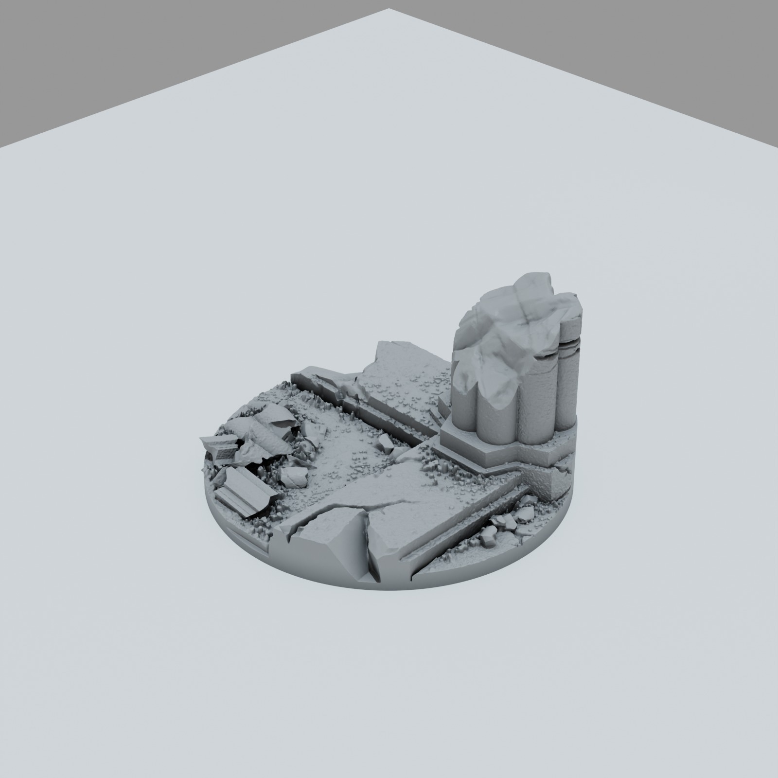 Ruined Empire City Toppers - Unpainted Resin - image 9