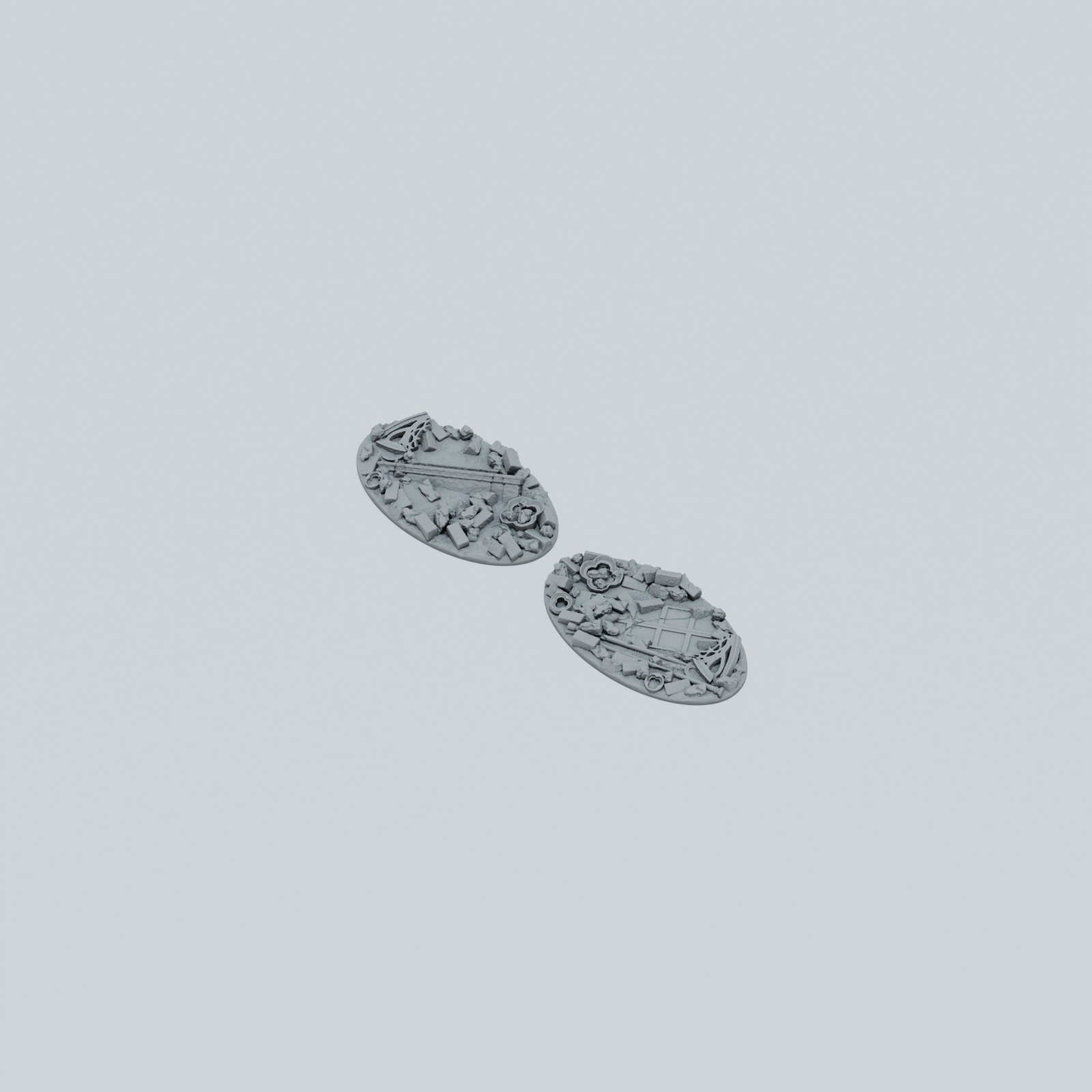 Ruined Gothic Castle Toppers - Unpainted Resin - image 9