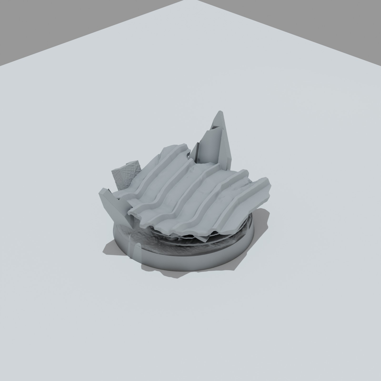 Scrap Metal Hero Bases - Unpainted Resin - image 2