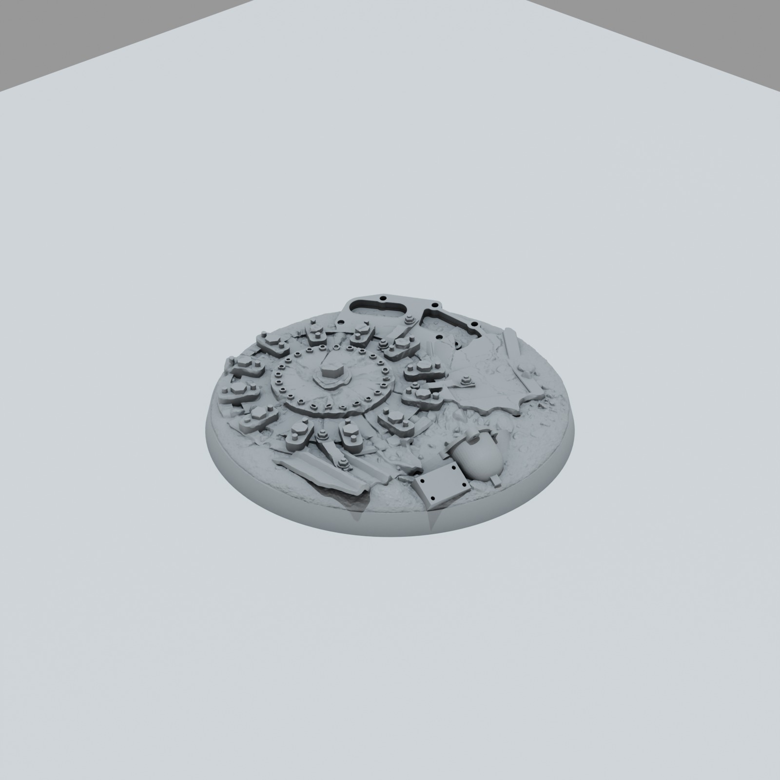 Scrap Metal Texture Bases - Unpainted Resin - image 8