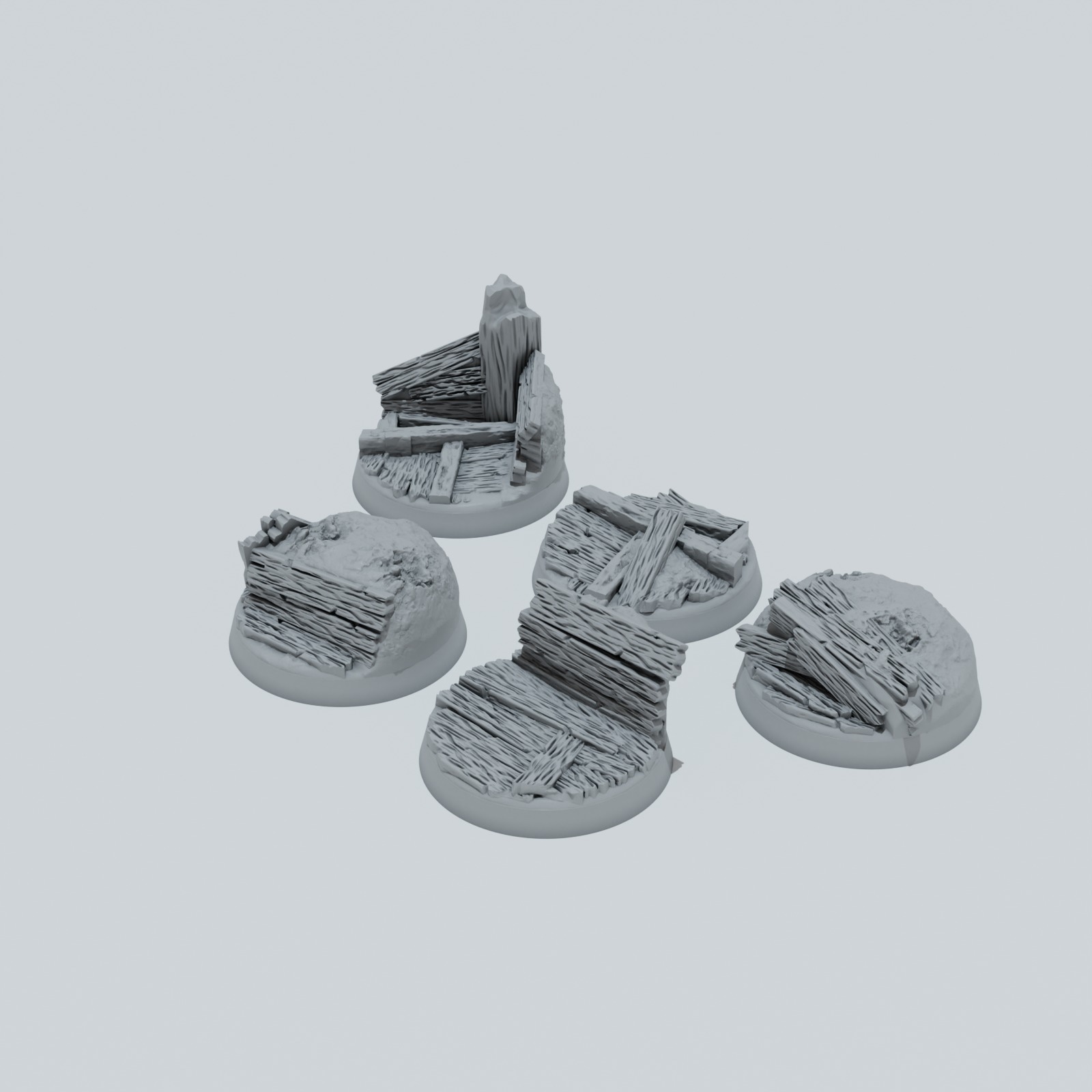 Trench Warfare Texture Bases - Unpainted Resin - image 7