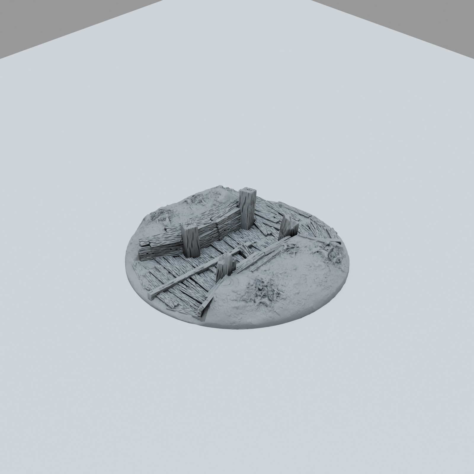 Trench Warfare Toppers - Unpainted Resin - image 1