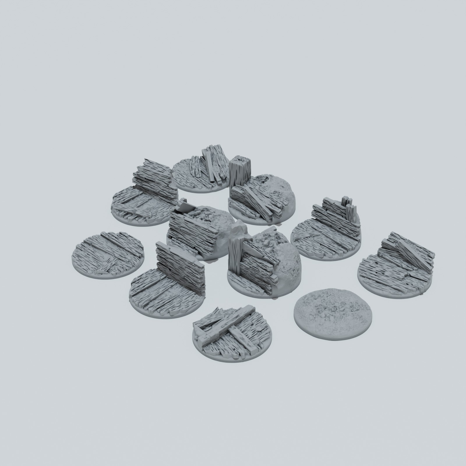 Trench Warfare Toppers - Unpainted Resin - image 5