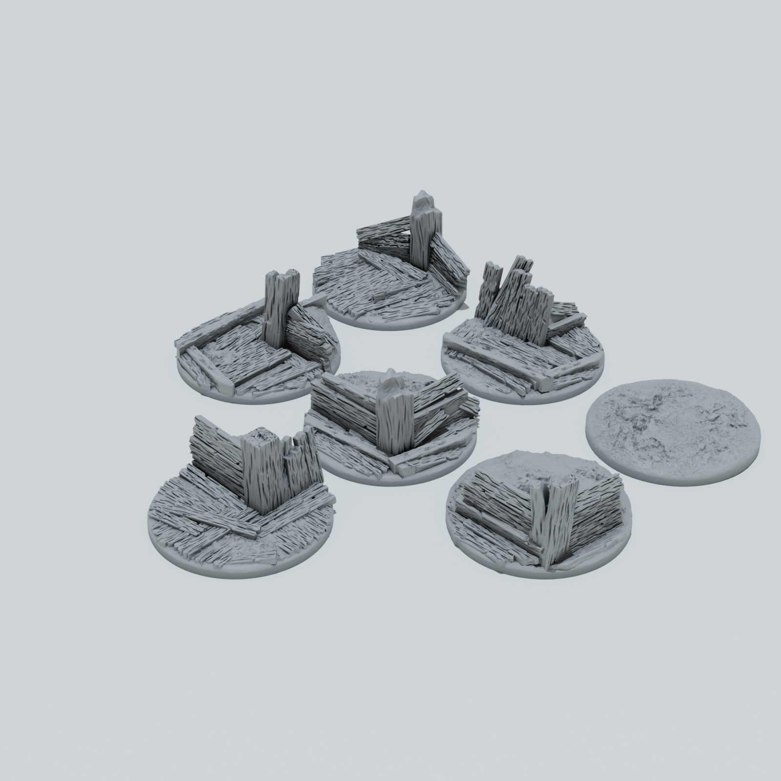 Trench Warfare Toppers - Unpainted Resin - image 8
