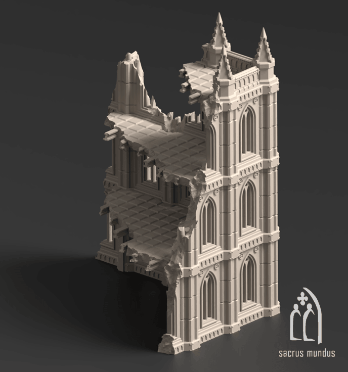 Desolation of Emerita: Corner Ruins C - Terrain - image 1
