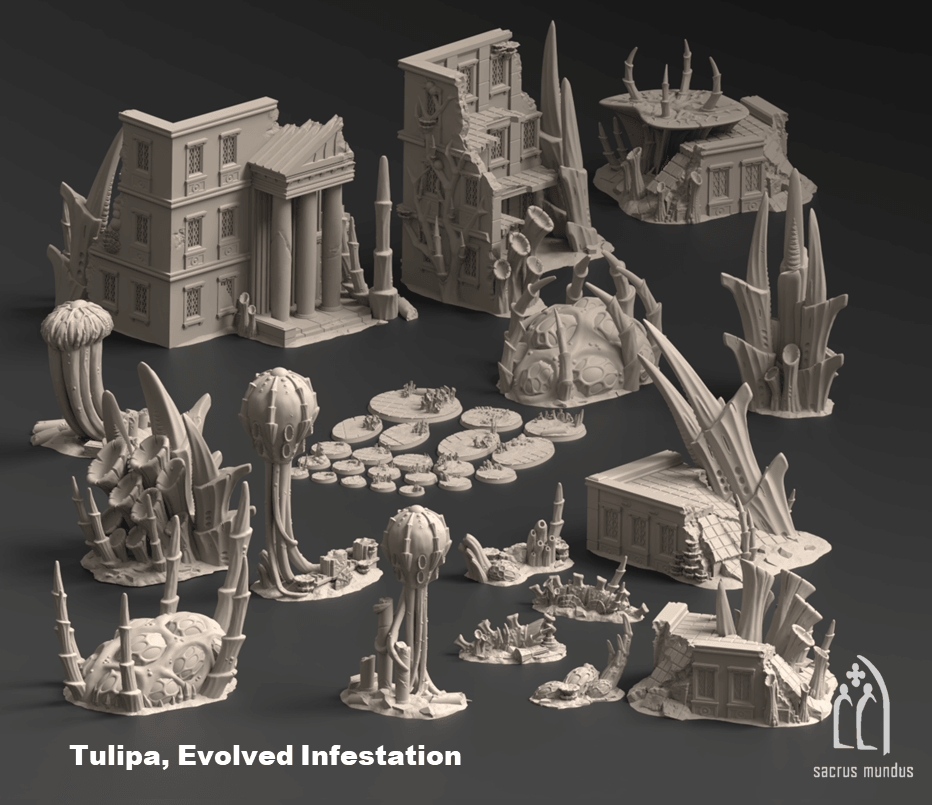 Tulipa Tyrannid: Full Set - Terrain - image 1