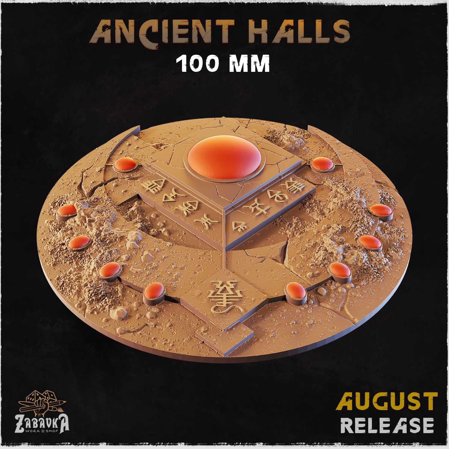 Ancient Halls Bases & Toppers - Unpainted Resin - image 17