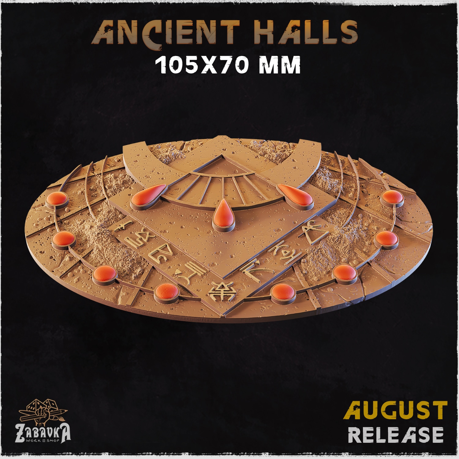 Ancient Halls Bases & Toppers - Unpainted Resin - image 18