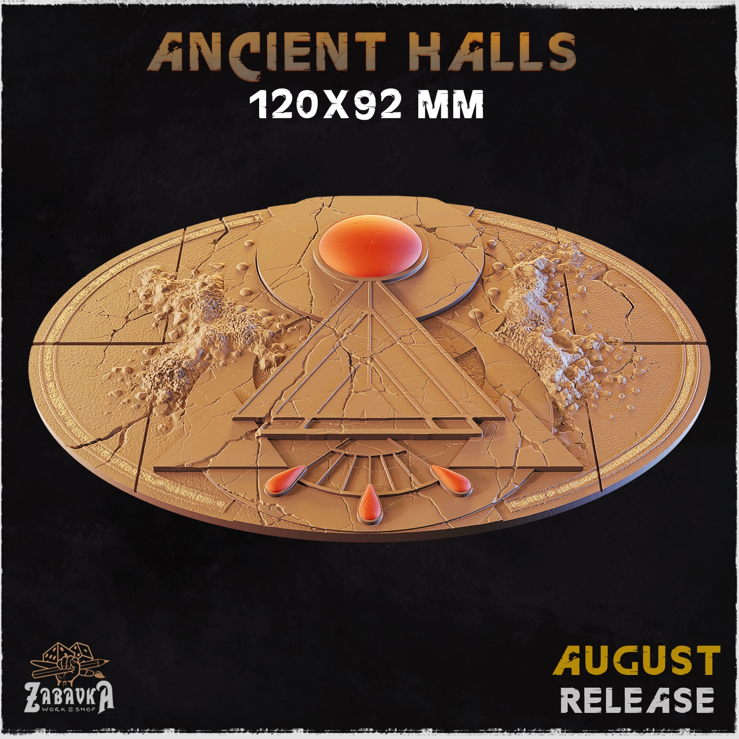 Ancient Halls Bases & Toppers - Unpainted Resin - image 19