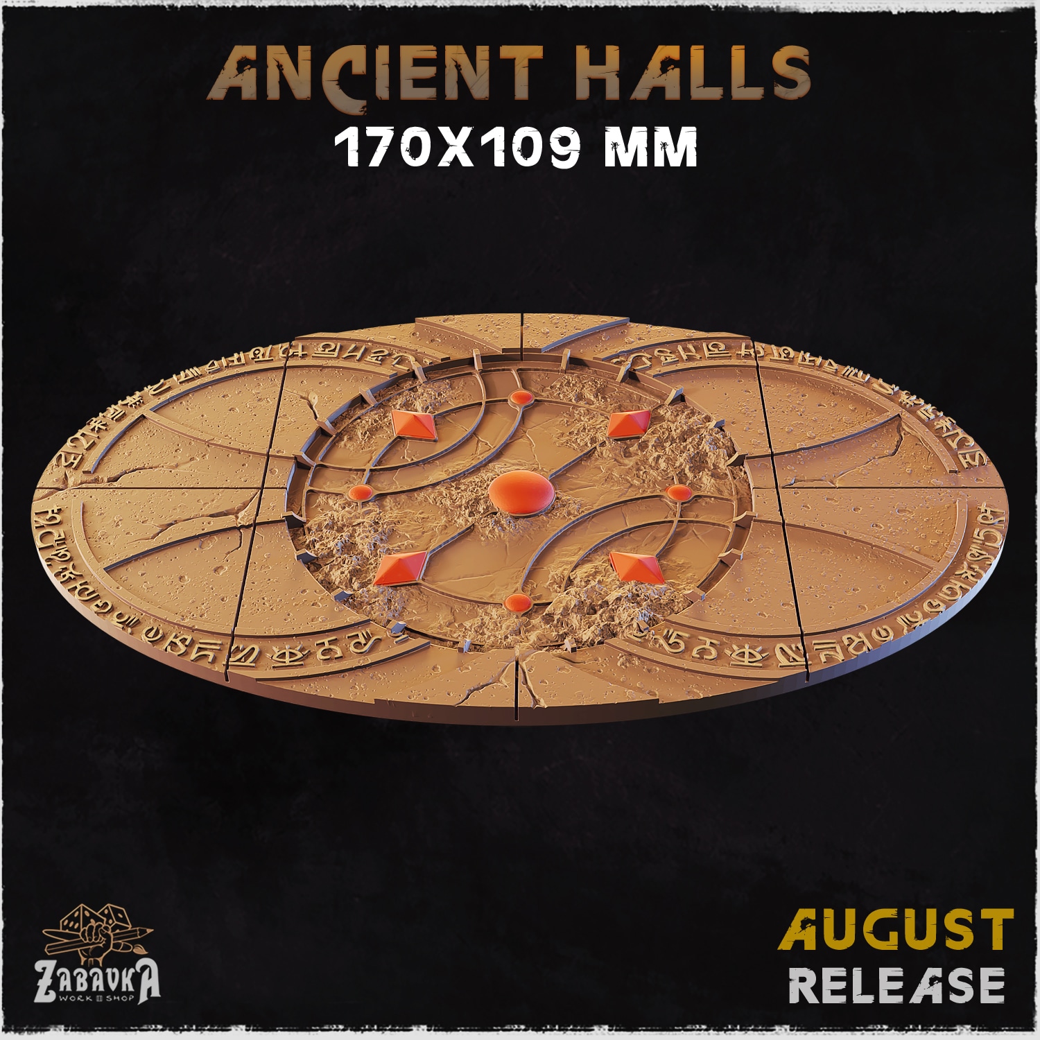 Ancient Halls Bases & Toppers - Unpainted Resin - image 21