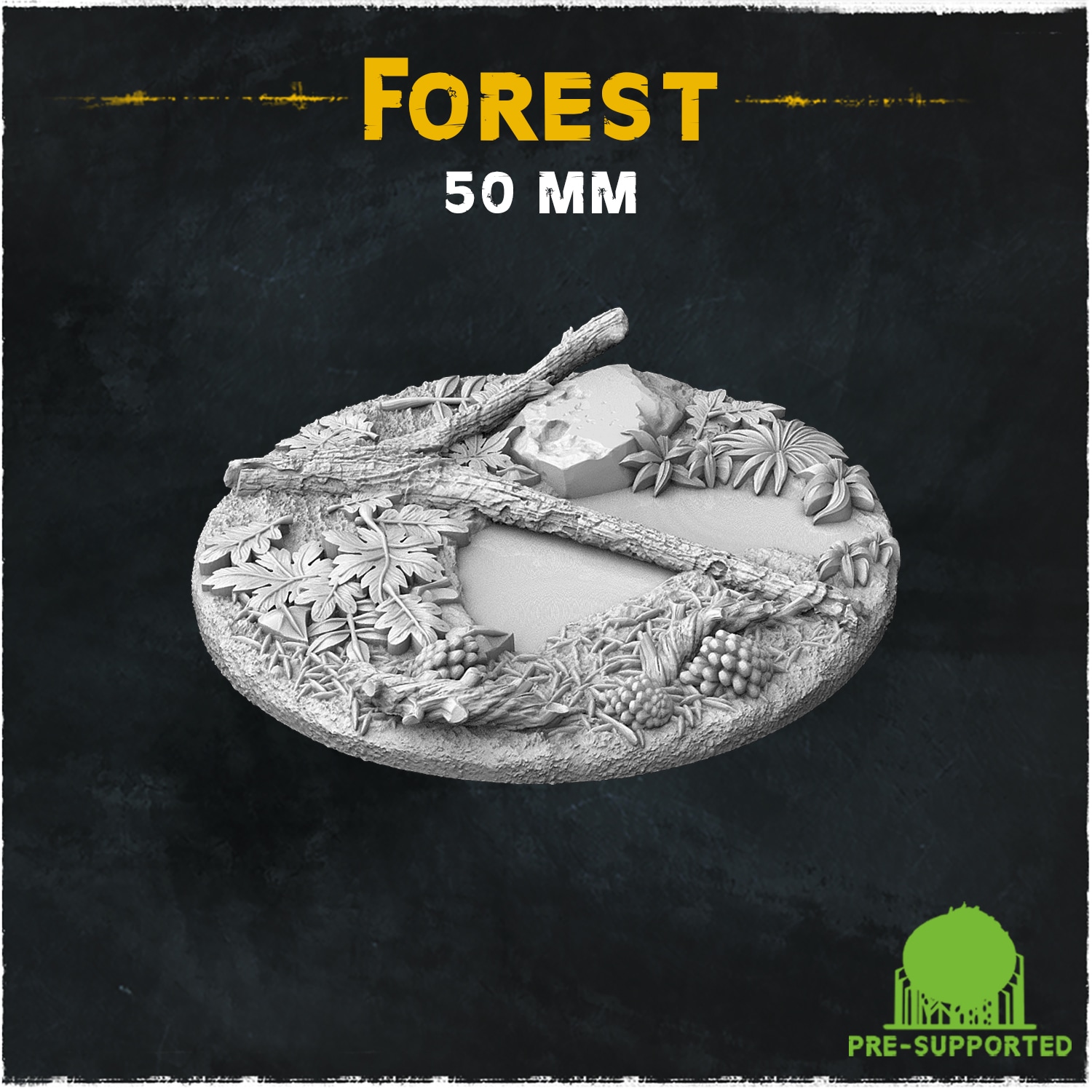 Deep Forest Bases & Toppers - Unpainted Resin - image 7