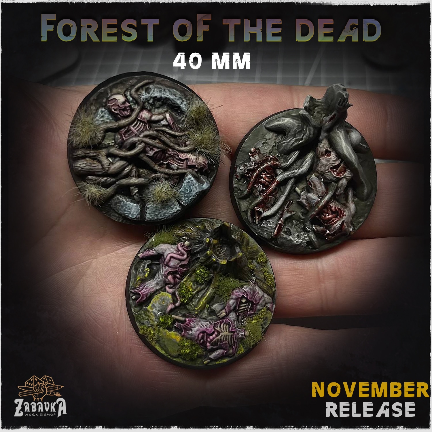 Forest of the Dead Bases & Toppers - Unpainted Resin - image 8
