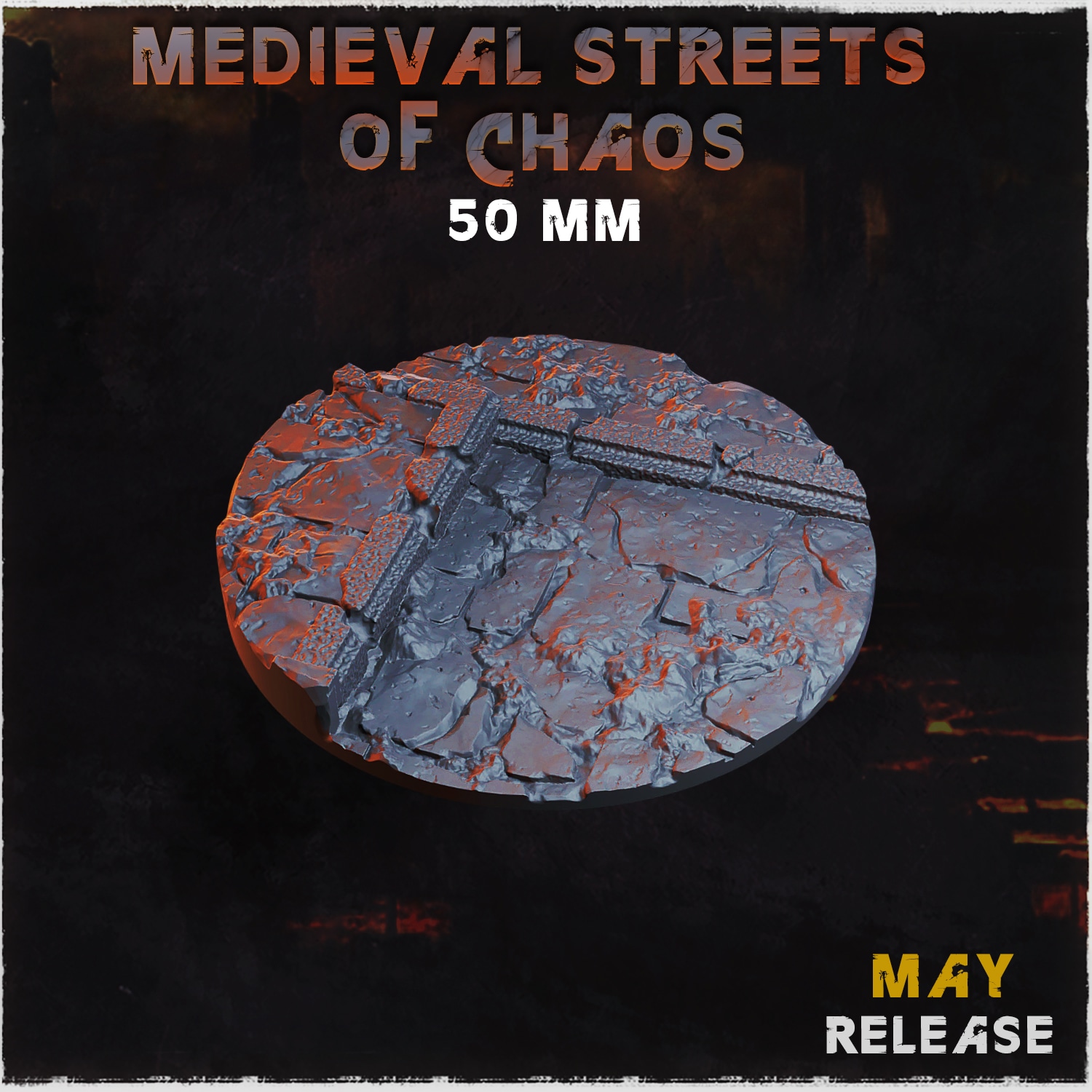 Medieval Streets of Chaos Bases & Toppers - Unpainted Resin - image 8