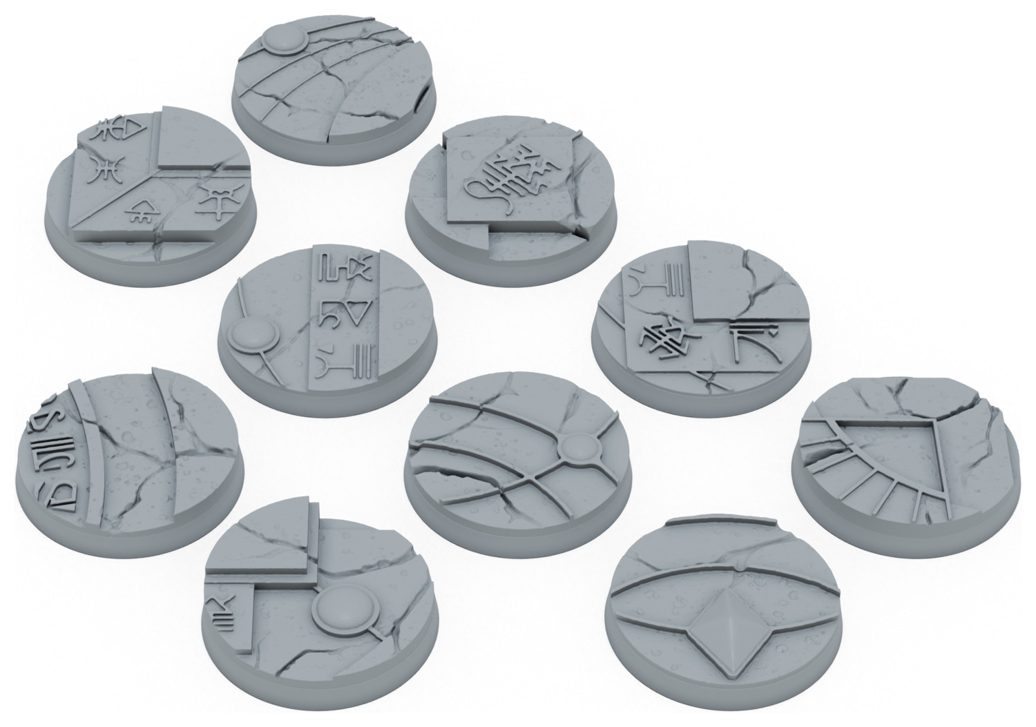 Majestic Halls Bases & Toppers - Unpainted Resin - image 4