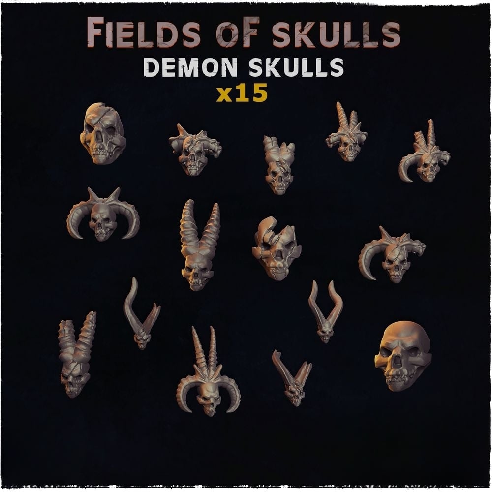Fields of Skulls Demon Skulls