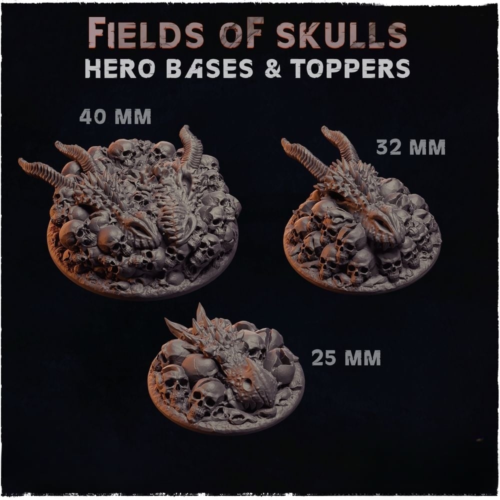 Fields of Skulls Character Toppers