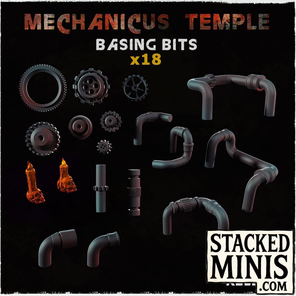 Mechanicus Temple Basing Bits