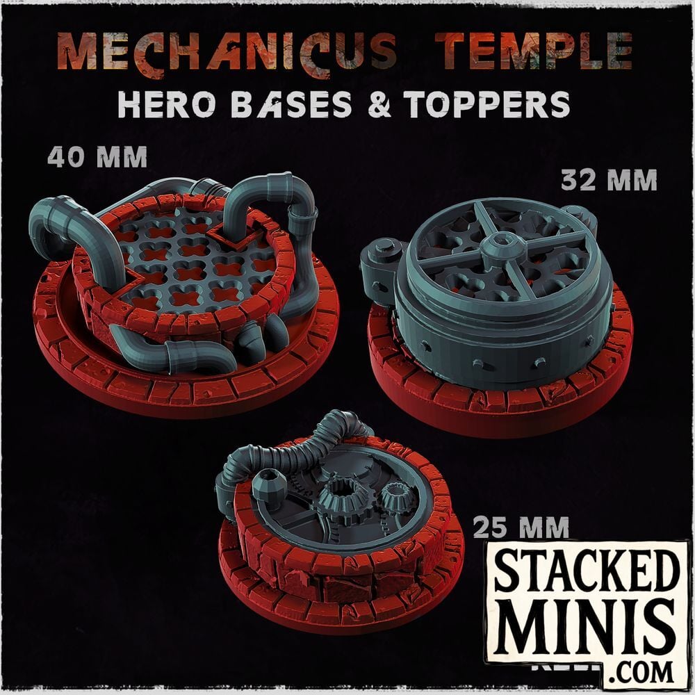 Mechanicus Temple Character Bases