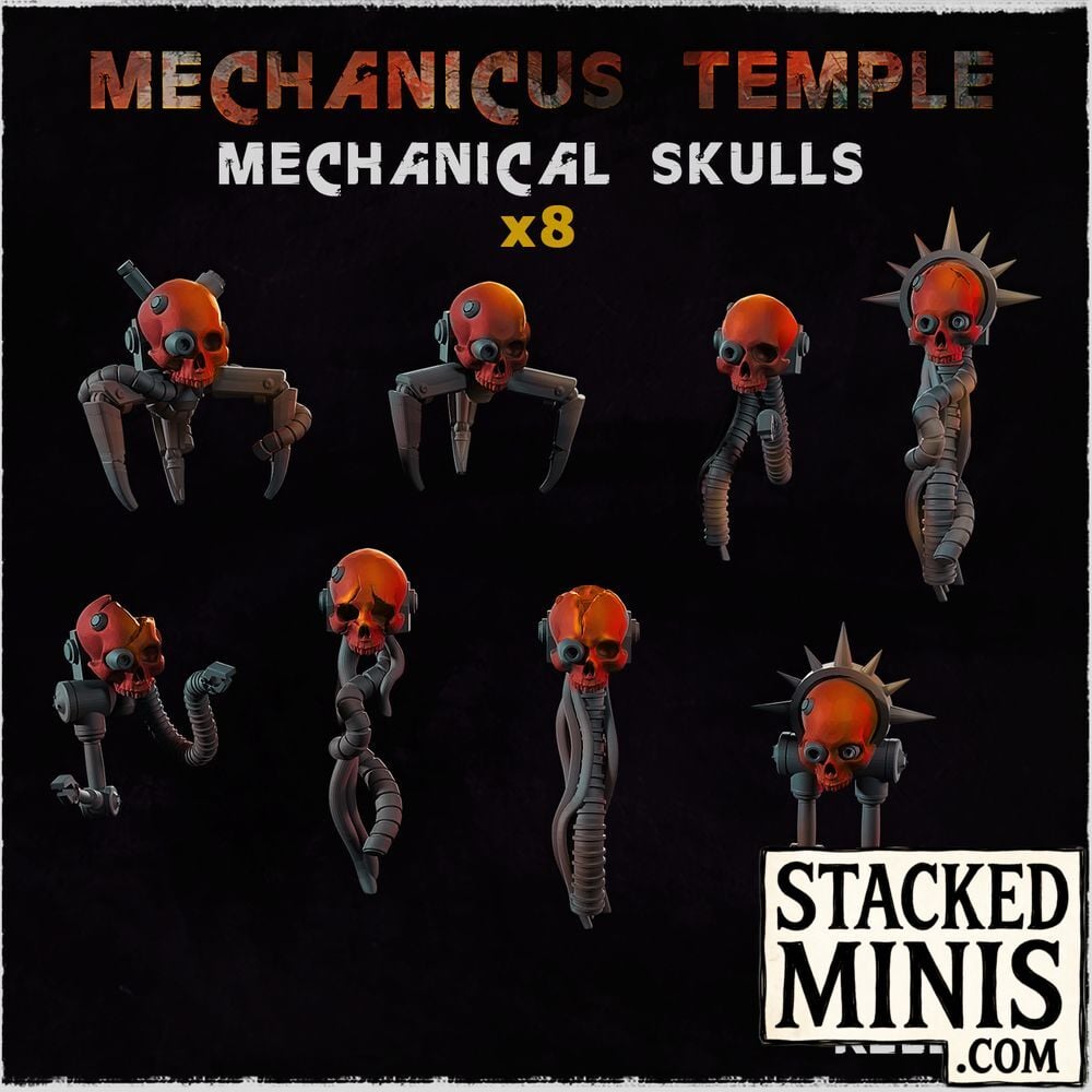 Mechanicus Temple Mechanical Skulls