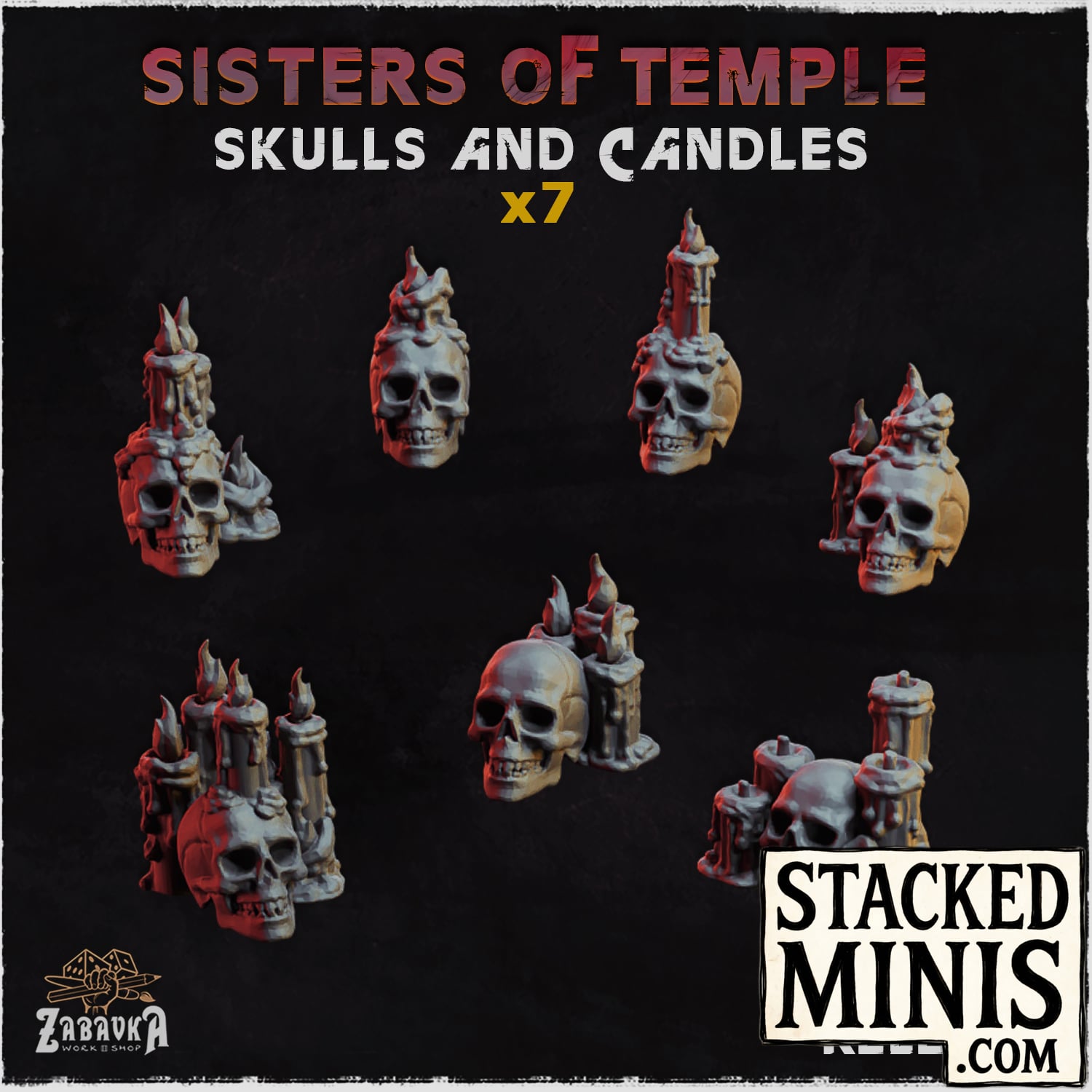 Sisters of Temple Skulls and Candles