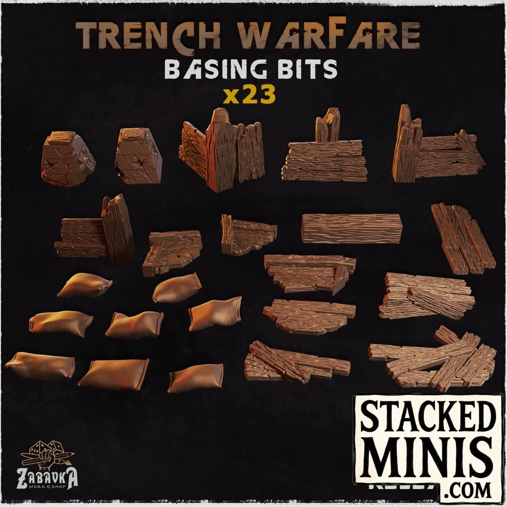 Trench Warfare Basing Bits