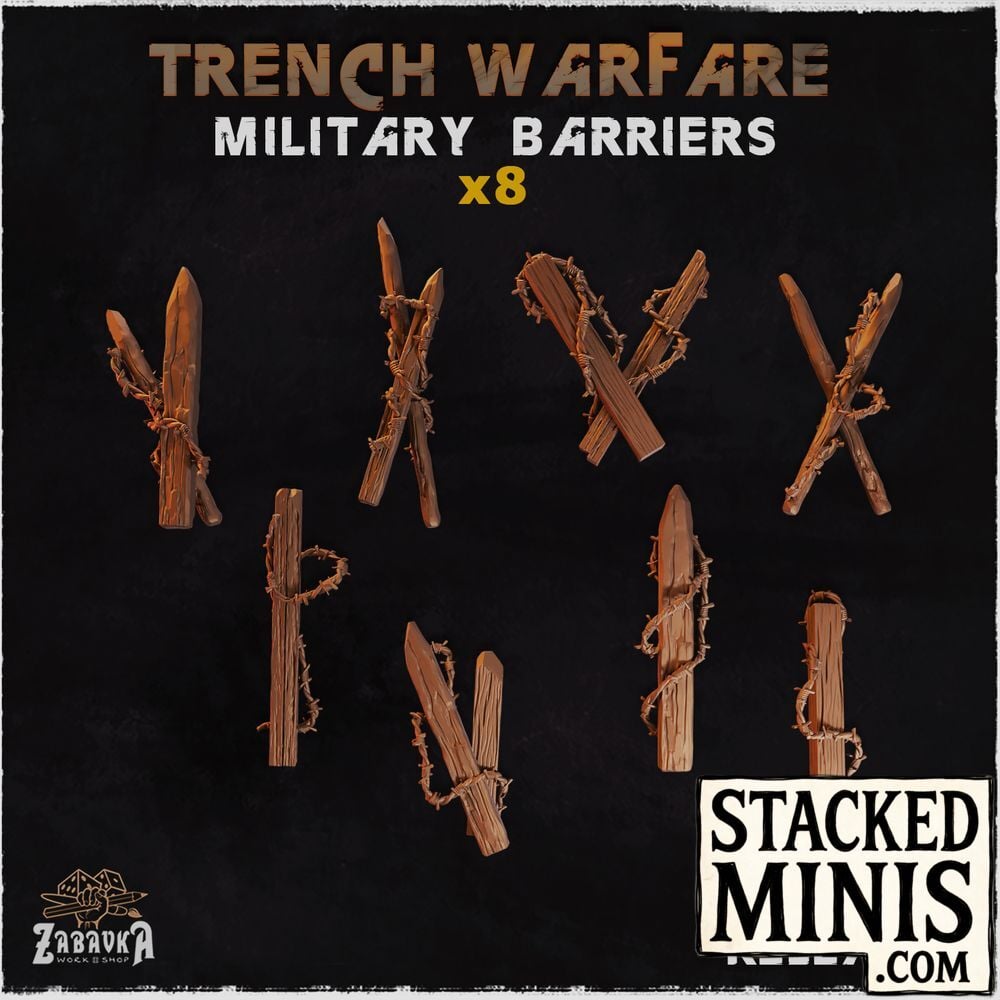 Trench Warfare Military Barriers
