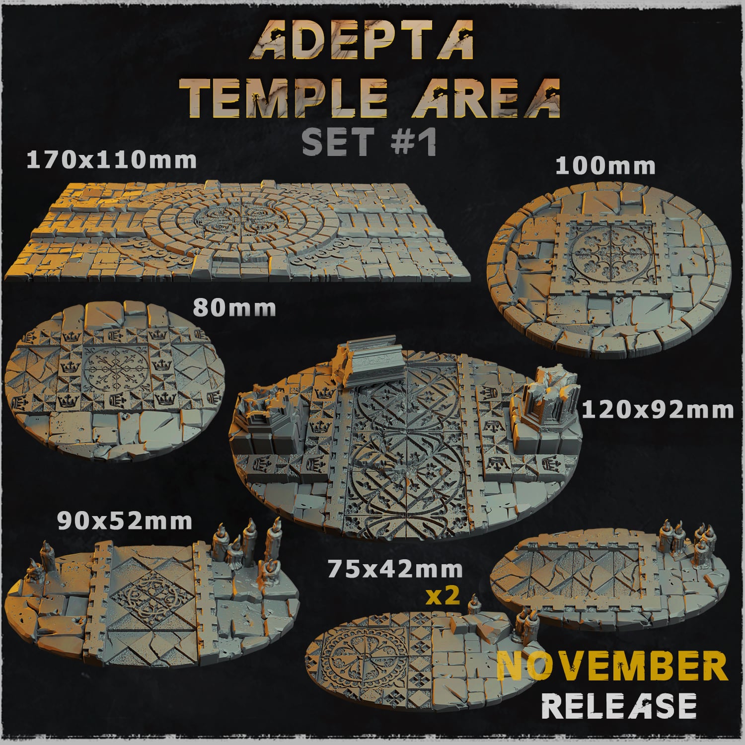 Adepta Temple Toppers
